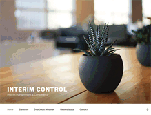 Tablet Screenshot of interim-control.nl